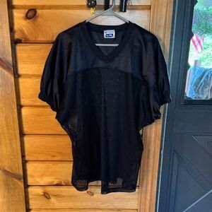 Black Mesh football practice jersey